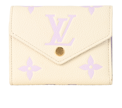 Louis Vuitton Victorine Wallet By The Pool, £320, Accessories, Purple/White, Leather, Front view